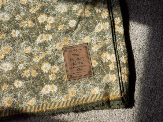 Organic cotton Visual Dictionary Blanket | Taste of Japan