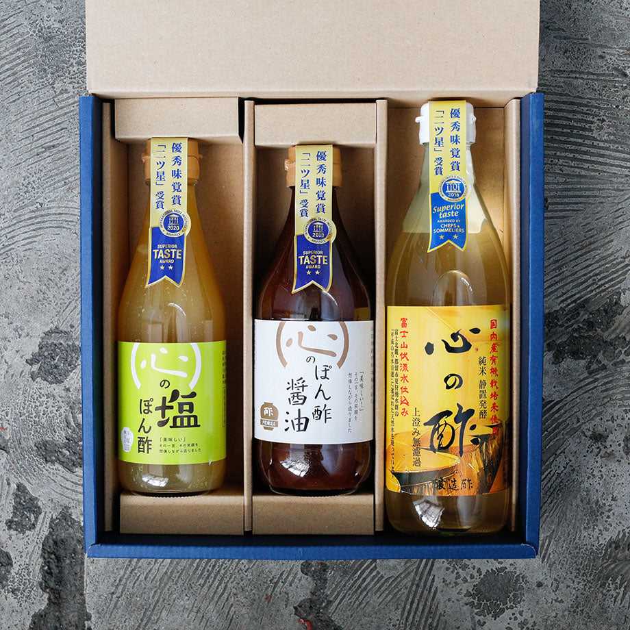 Totsuka Vinegar Brewery's Organic Japanese "Kokoro no Su" Set