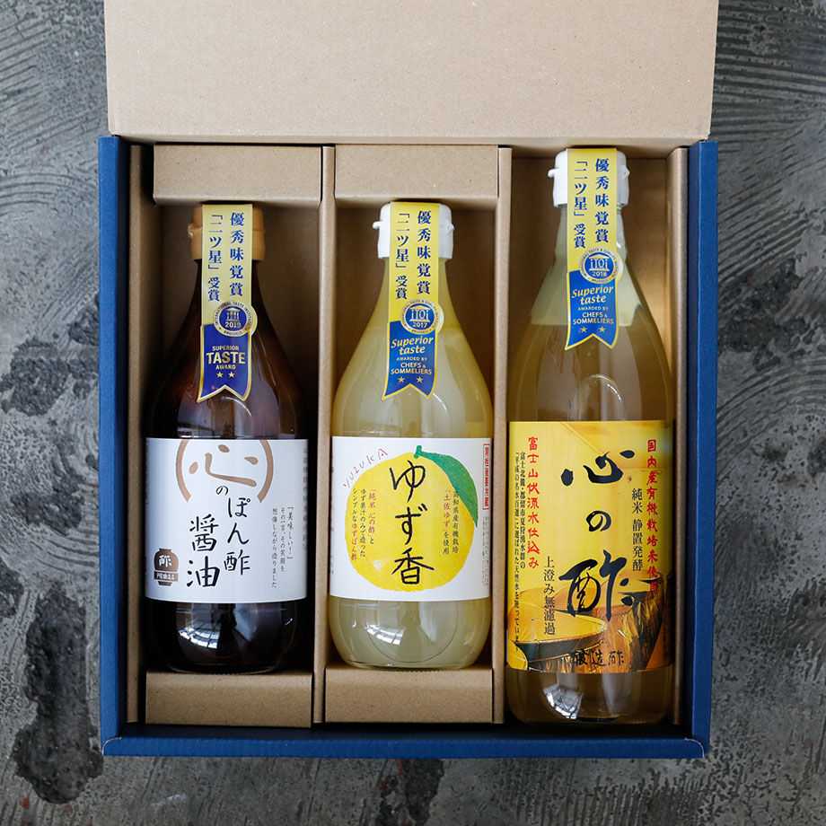 Totsuka Vinegar Brewery's Organic Japanese "Kokoro no Su" Set